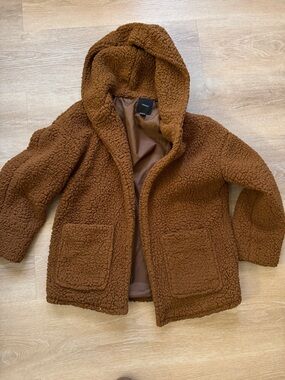 Forever 21 Brown Furry Coat